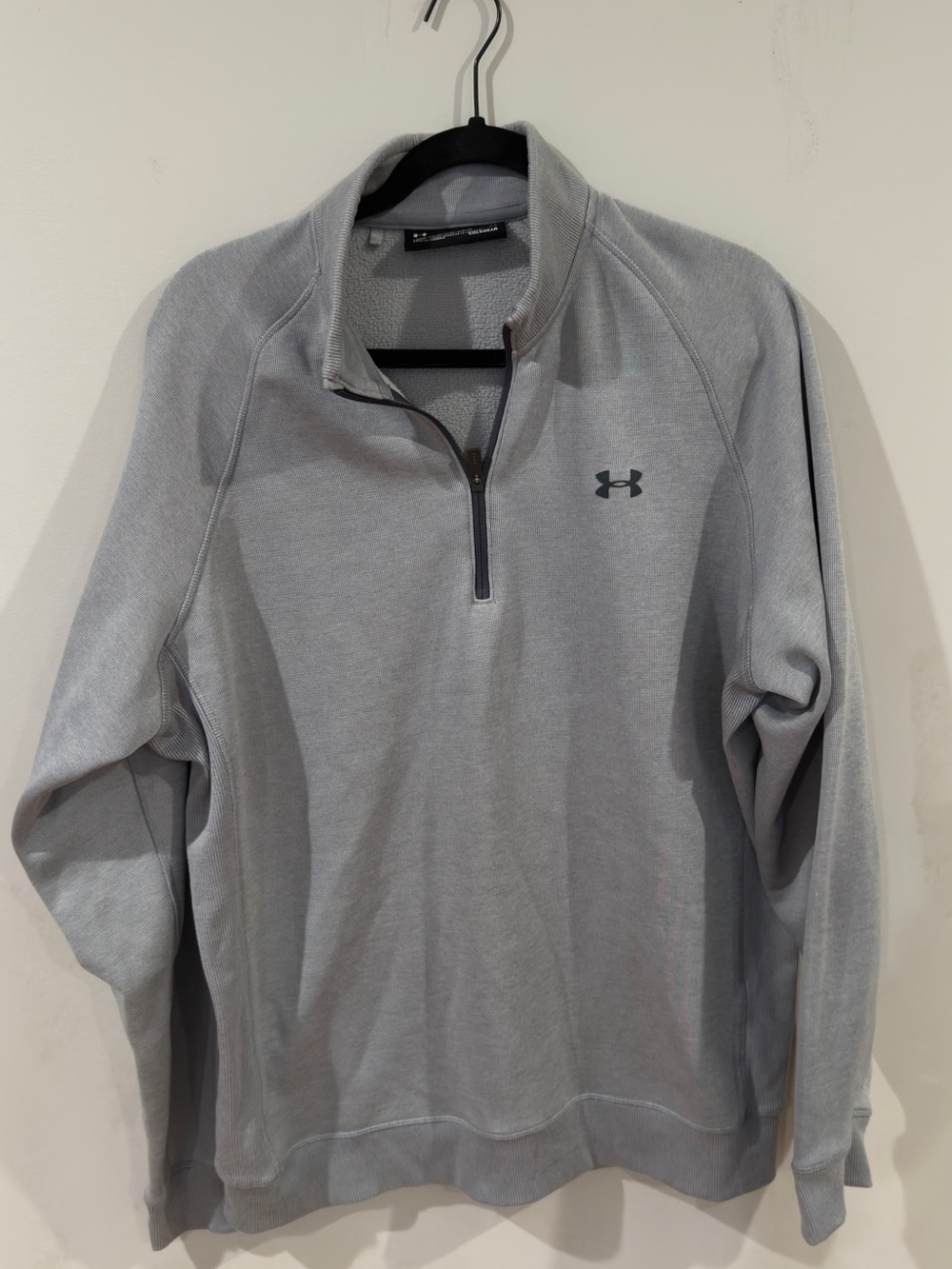Under Armour Men’s Light Gray Quarter-Zip Performance Pullover